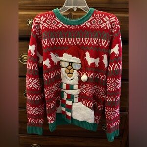 Ugly Christmas llama sweater